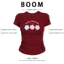 BOOM Áo Baby Tee Nữ Cotton Ôm Body-Áo Thun Ngắn Tay Y2K In Hình PhongCách Mùa Hè, Cổ Tròn Hàng Đầucách hàn quốc phong245