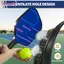 BORAGETE 1 Gói Pickleball Overgrip, Băng dính mái chèo Pickleball thấm mồ hôi đa năng, Băng dính vợt Tennis đục lỗ hấp thụ sốc thông gió