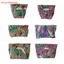 Túi ly hợp hoa FAVORITEGOODS, Túi trang điểm họa tiết rừng bằng vải Polyester, Dây kéo thời trang Đóng cửa dung tích lớn Túi đựng mỹ phẩm cầm tay Sử dụng du lịch