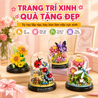 Đồ chơi mô hình lắp ráp hạt nhỏ, dùng để xây dựng, trang trí, quà tặng sáng tạo cho bàn làm việc, đẹp và dễ thương