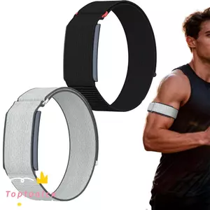 TOPTOOLCX Dây đeo thể thao Bicep Band, Dây đeo theo dõi sức khỏe thiết kế vòng Nylon, Dây đeo thay thế có thể điều chỉnh thoáng khí cho dây đeo Amazfit Helio