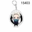 SQ11 Jujutsu Kaisen Acrylic Móc Khóa Anime Gojo Satoru Geto Suguru Mặt Dây Chuyền Cho Ba Lô & Chìa Khóa