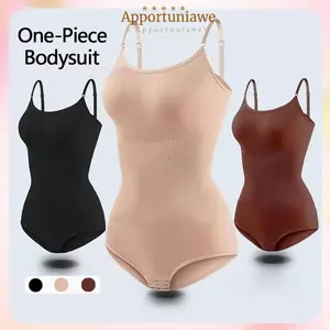 IAPPORTUNIA Shapewear, Bộ đồ liền mạch không tay hở lưng, Đồ lót nữ màu trơn