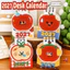 BEABOUT 2027 Lịch Để Bàn, Cuộn Dây Ràng Buộc Lịch Đứng Mini, Hình Ứng Dụng Lịch Lật Bàn Làm Việc Nhà / Văn Phòng