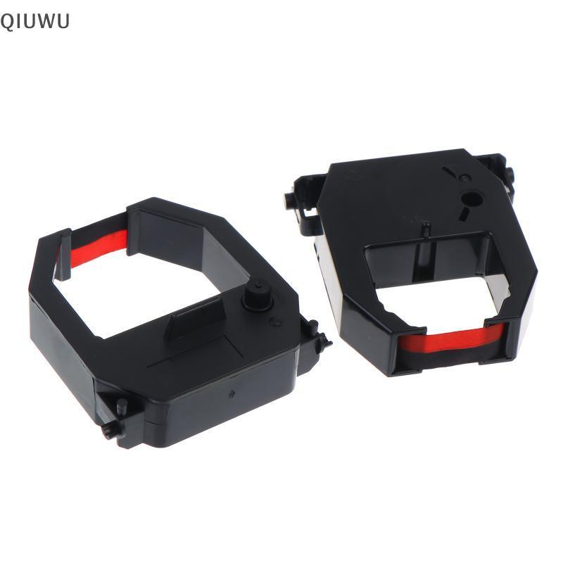 QIUWU Attendance Clo Ribbon Thay Thế Ruy Băng Cho MT-6100 6200N Kỹ Thuật Số Thời Gian Clo Máy Ghi Thời Gian Chính Xác Trong Suốt.
