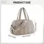 Jfory Tập Gym Duffel Túi Đa Năng Composite Vải Bảo Quản Túi Xách Túi Tote Nữ Cuối Tuần Tập Yoga Thể Thao