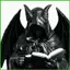Gothic Halloween Tượng Nhựa Đọc Sách Tượng Trang Trí Có Mũ Trùm Đầu Các Bức Tượng Nhỏ Kệ Nữ Trang Trí saixit2vn