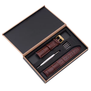 Dây đeo đồng hồ đeo tay 00985 / Dây đeo đồng hồ lớp đầu tiên bằng tre / 12mm-24mm Kích thước đầy đủ tùy chọn / Da thật Da bò lớp đầu tiên / Phong cách nam nữ / Khóa chốt / Hộp quà tặng / Da bắp chân hạt tre