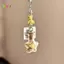 < Honeyba > Móc khóa mặt dây chuyền chuông gió Phụ kiện túi dễ thương sáng tạo cho dây buộc điện thoại và đồ trang trí nhà cửa thanh lịch Quà tặng Đẹp
