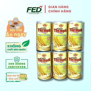 Cháo yến mạch Minh Trung 365g -(combo 6 lon) - FED