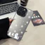 Ốp Lưng iPhone Hoa Tuyết Họa Tiết Mèo IMD Thích Hợp Cho iPhone 17 16 15 14 13 12 11 Pro Max Plus X Xr Xs Max 7 8 Plus