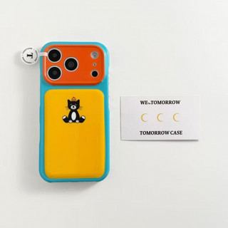 Dopamine Màu Sắc Tương Phản Động Vật Nhỏ Thích Hợp Cho 17promax Hai Lớp iphone16 / 15 Vỏ Cứng Điện Thoại Di Động Dễ Thương