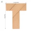 Trò chơi trêu ghẹo trí não bằng gỗ T Puzzle dành cho trẻ em Người lớn Đồ chơi giáo dục