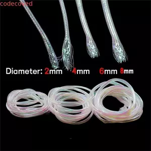 MCODECOVED Cá Cân Thân Ống Mồi Cá Phụ Kiện Câu Cá Fly Tying Chất Liệu Trắng 6 Mm 8 Mm Mồi Cá Bay Maylor Ống