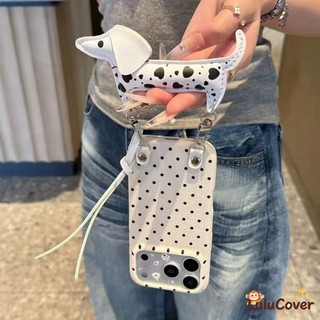 Bao Da Chấm Bi Có Dây Đeo Tay 3D Dachshund Cho OPPO Reno 15 15C Find X9 Pro X8S Plus X8 Pro X7 Reno 6 5K 4Z R17 R15 Phim Hoạt Hình Dễ Thương 3D Chó Nhiều Màu Sắc Vỏ Kẹo Bé Gái