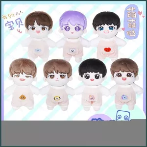 YT4 20cm BTS Bangtan Boys JIN SUGA J HOPE JIMIN V JUNGKOOK Quần áo búp bê có thể tháo rời Đồ chơi sang trọng Quà tặng cho Girlf
