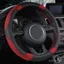 X XF621 Denier Lưới Thoáng Khí Xe Bốn Mùa Vô Lăng Thân Thiện Với Môi Trường Thể Thao Grip Cover Trắng Bên Trong Vòng N5CB