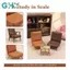 GHX 1 12 Cân Đơn Da PU Sofa Ghế Nội Thất Mini Thực Tế Cho Nhà Búp Bê Màn Hình Phòng Khách VN