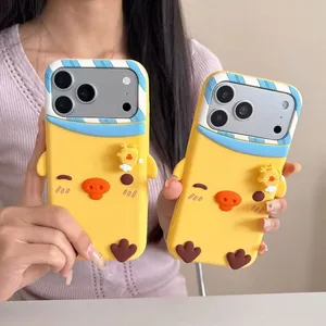 Xoay Nostril Chicken iphone17 Apple 16 Thích hợp cho Ốp điện thoại 14 / 15pro max Chống sốc