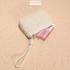 Ví Mini ITRUMPET, Ví Đựng Tiền Xu Mini, Túi Đựng Tiền Rơm Dễ Thương Nữ Bé Gái