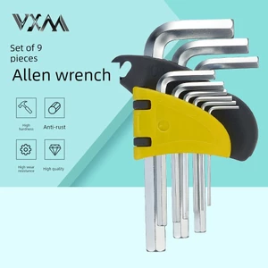 Bộ cờ lê Allen Xe đạp leo núi Bộ tuốc nơ vít Lục giác Hệ mét Công cụ kết hợp đa chức năng Bộ 9 món