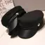 PNPIA- Mũ Da Thủy Thủ Mũ Flat Top Captain Cap Travel Cadet Hat