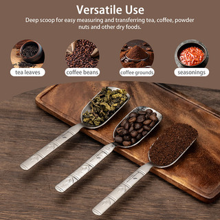 Boundless Voyage Titan Muỗng Trà Tay Cầm Dài Siêu Nhẹ Muỗng Cà Phê Di Động Lá Rời Thìa Trà Cho Cắm Trại Nhà Bếp
