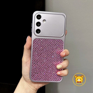 Ốp Điện Thoại Lấp Lánh Sang Trọng Cho Samsung Galaxy A37 A27 A17 A36 A35 A34 A33 A32 A26 A25 A24 A23 A54 A53 A52S A16 A15 A14 5G 4G Vỏ Mềm Chống Sốc Sáng Dễ Thương Đơn Giản