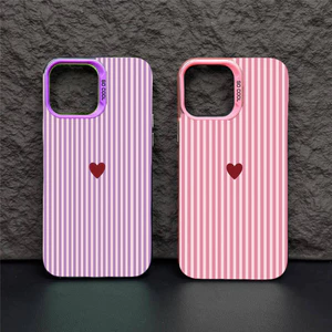 Ốp Lưng Cho Realme Note 50 C53 C51 C63 C55 C65 C33 C35 9 10 11 12 13 14 15 16 Pro Plus 5G 8 8i 9i C20 C21Y C25Y Vỏ Trái Tim Tình Yêu Dễ Thương Sọc Cứng Chống Sốc Matte Laser IMD