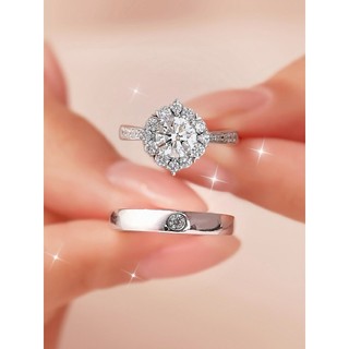 Moissanite Wedding Ring by cross_essence_store3.vn