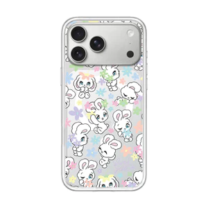Ốp điện thoại cứng thỏ từ tính đầy màu sắc cho iPhone 17 Pro Max 16 Pro 15 14 Vỏ bảo vệ mờ mờ mờ