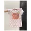 Milyfashion Dễ Thương Apple Star In Gạc Áo Thun Ngắn Tay Mùa Hè Vai Trước Slim-Fit Slimer Nhìn Giả Hai Mảnh Ngắn Top Y2K baby tee