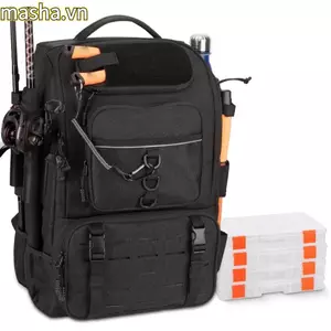 Ba lô câu cá, Túi câu cá 40L dung tích lớn, Túi đựng đồ câu cá bằng vải đa chức năng Thiết bị câu cá
