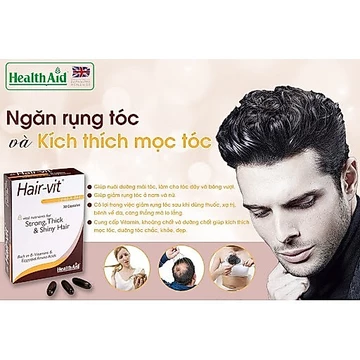 (Mua 2 tặng 1 Tube Sủi) THỰC PHẨM CHỨC NĂNG NGĂN RỤNG TÓC VÀ KÍCH THÍCH MỌC TÓC HEALTHAID HAIR-VIT®