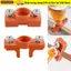 Bộ giới hạn keo bàn chải bảng WOODNEST, Bộ bôi keo dải viền cam đa chức năng, Công cụ niêm phong viền chế biến gỗ có thể điều chỉnh lắp đặt cố định