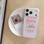 Ốp lưng cứng mờ Tương thích với iPhone 15 15Pro 15ProMax 16 16 16Pro 16ProMax 17 17Pro 17ProMax Ốp lưng họa tiết thỏ hồng