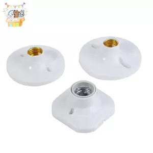 Giá đỡ bóng đèn LED E27 Giá đỡ bóng đèn tròn Đế treo đèn Soet Đế trần công nghiệp Giá đỡ đèn tường ELWW