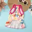 Dễ Thương Thoáng Khí Cho Thú Cưng Chó Hoa Sundress Mềm Ruffle Hem Trang Phục Mùa Hè Cho Chó Nhỏ Đi Chơi Thường Ngày [VN]