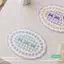 1 Tấm lót hình bầu dục bằng da PU có tính năng chịu nhiệt cho phòng ăn sành điệu [VN]