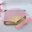 Quạt Gấp Tay Tre Phong Cách Trung Hoa 10 Inch Có Túi Organza Chống Mài Mòn Cho Đồ Trang Trí DIY VN