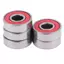 MAKY 5 Chiếc Đỏ ABEC-7 608RS Ván Trượt Con Lăn Kín Vòng Bi 8x22x7mm VN