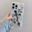Cool Dark Gothic Cross Mark Ốp Lưng Điện Thoại VIVO V70 FE V60 V50 Lite Y03 Y04 Y29S Y29 Y39 V29 Y36 Y17S Y19S V30E Y20 Y21 Y33S Y21S Y17 Vỏ Lông Vũ Kết Cấu Cứng Bạc Laser