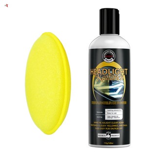 Bộ phục hồi lớp phủ đèn pha ô tô Đánh bóng và phủ sạch để bảo vệ đèn ô tô mới