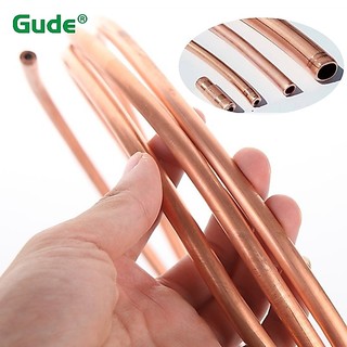 Cuộn dây ống đồng mềm 1 mét OD 2 / 3 / 4 / 5 / 6 / 8 / 9.52mm 99,9% T2 Dây đồng nguyên chất Điều hòa không khí Làm mát thủ công DIY