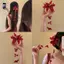 JULYHOT Hoa Dubill Kẹp Mô Phỏng Hoa Kẹp Tóc Hạt Thủy Tinh Dài sel Kẹp Tóc Bé Gái Nữ Mũ Đội Đầu Phụ Kiện Massivedeals