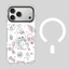 Phim Hoạt Hình Thỏ Đá Pha Lê Mèo Từ Tính Trong Suốt Ốp Lưng Điện Thoại iPhone 17 Pro Max 16 15 14 13 17air 16Plus Ốp Cứng Chống Sốc Bảo Vệ Vỏ