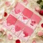 Qixi Thiệp Chúc Mừng Ngày Lễ Tình Nhân Hồng Tình Yêu Gấp Thẻ Giá Trị Cao Cửa Hàng Hoa Cửa Hàng Nướng Bánh Quà Tặng Trang Trí Thẻ 6.26