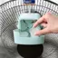 MAKY 1 Bộ Dụng Cụ Làm Mát Quạt Treo Với 4 Cốc Đá Qui Quạt Làm Mát Phụ Kiện Làm Mát Di Động Thêm Đá Viên Quạt Bộ Dụng Cụ Nhà VN