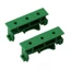 20 Chiếc DRG-01 PCB Cho DIN 35 Đường Sắt Gắn Hỗ Trợ Adapter Bảng Mạch Giá Đỡ Tàu Sân Bay Kẹp Kết Nối