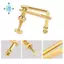 4 Chiếc Violin Fine Tuners Vàng Violin Phần Dây Điều Chỉnh Thay Thế Cho 4 / 4 Violin